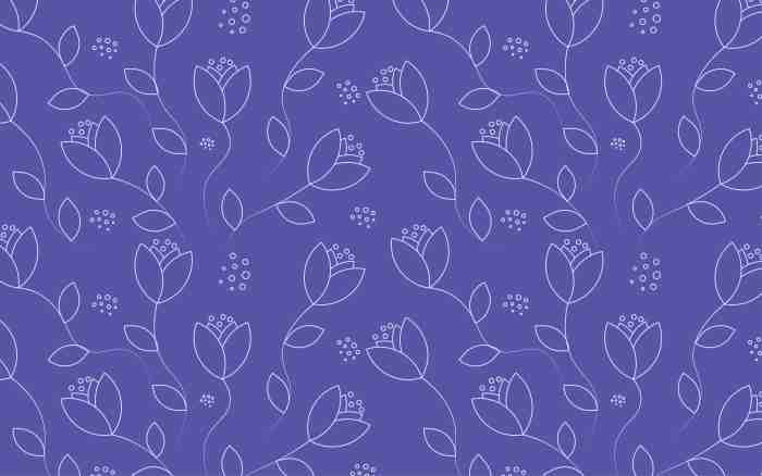 وکتور پترن برگ و گل